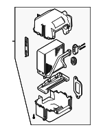 96469285 - : Air Conditioning Evaporator Core and Case Assembly for Chevrolet: Aveo, Aveo5 Image