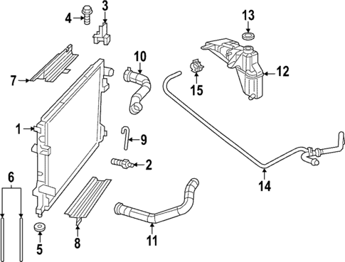 Radiator & Components for 2021 Dodge Charger #0