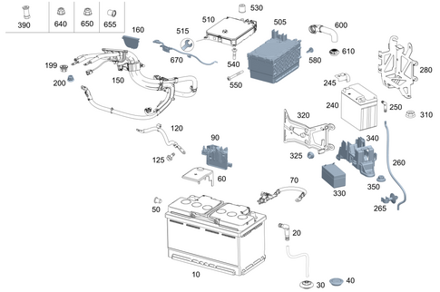 Battery, Starter/Alternator Cable for 2026 Mercedes-Benz GLE63 AMG S #0