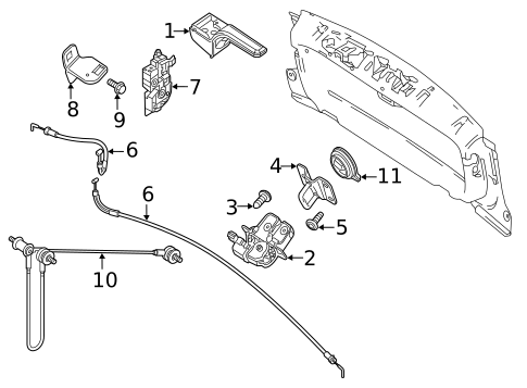 Lock & Hardware for 2019 Smart EQ fortwo #1