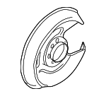 8E0615612E - Brakes: Splash Shield for Volkswagen: Passat Image