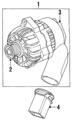 12311747208 - : Rear Duct for BMW: 740i, 740iL Image