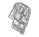52108226421 - Body: Seat Back Frame for BMW: 323Ci, 323i, 325Ci, 325i, 325xi, 328Ci, 328i, 330Ci, 330i, 330xi, M3 Image