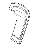 52108240383 - Body: Seat Back Cover for BMW: 323Ci, 325Ci, 328Ci, 330Ci, M3 Image