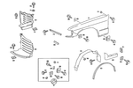 125005317 - Attachment Parts: Washer for Mercedes-Benz Image image