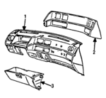 MB493158 - : Instrument Panel for Mitsubishi: Mirage Image