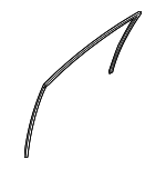 803311LA1A - Body: Run Channel for Nissan: Armada Image