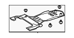 5144230152 - Body: Rear Shield for Lexus: GS300, GS350, GS430, GS450h, IS250 Image