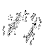 5LB79JD7AB - Electrical: Amplifier Cover for Mopar Image