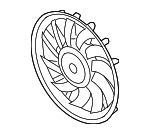4H0959455AE - Cooling System: Fan &amp; Motor for Audi Image