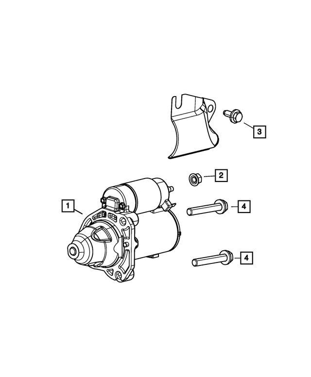 6102225AA - Electrical: Hex Head Screw And Washer for Mopar Image