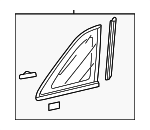73550STX305ZB - : 2007-2009 Acura MDX - Glass, L*NH1* for Acura: MDX Image
