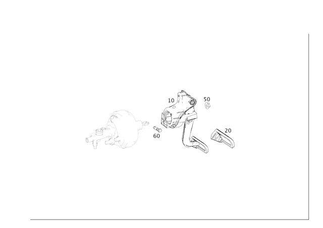 2042902001 - Pedal Assembly: Pedal for Mercedes-Benz: C250, C300, C350, C63 AMG, CLS400, CLS550, CLS63 AMG, CLS63 AMG S, E250, E350, E550, E63 AMG, E63 AMG S, GLK250, GLK350 Image image