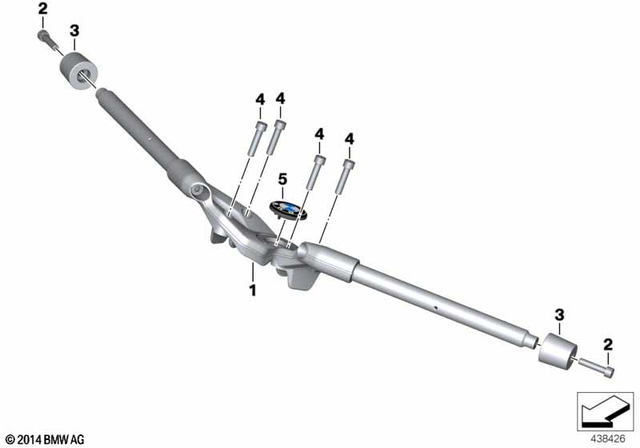 32718549548 - Steering: Handlebar -  for BMW-Motorrad Image