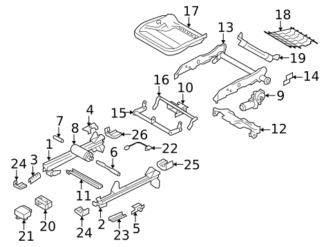 Tracks & Components for 2009 Volvo S80 #0