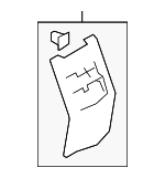 AE9Z74045E24CA - Body: Rear Panel Trim for Lincoln: MKT Image