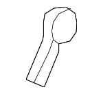 15900291 - Body: Lever for Buick: Enclave | Chevrolet: Traverse | GMC: Acadia, Acadia Limited | Saturn: Outlook Image