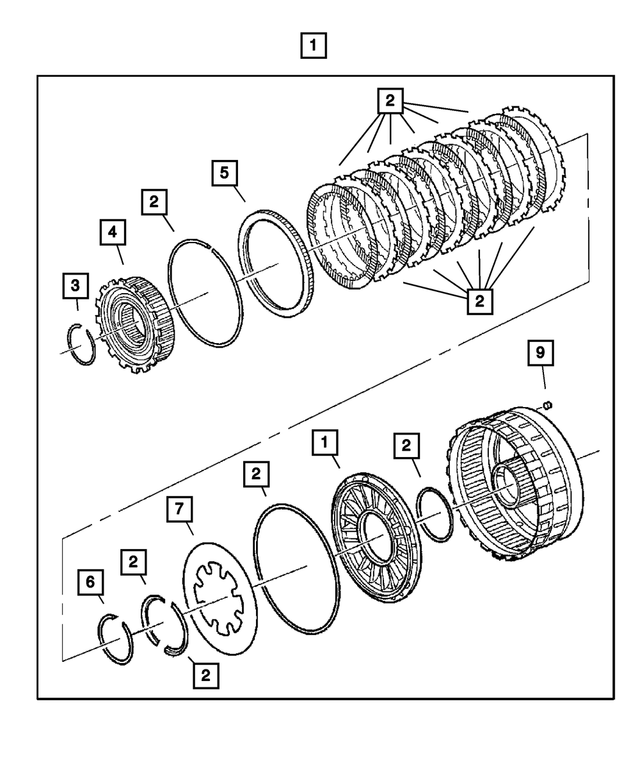 4799457AE - Automatic Transmission Multi-Speed: L/r Clutch Clutch for Mopar Image image