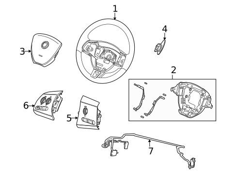 Steering Wheel & Trim for 2014 Jaguar XKR #0