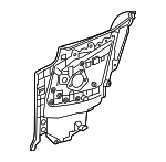 20569025001C88 - Body: Lower Quarter Trim for Mercedes-Benz Image
