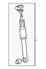 52610STKA03 - Suspension: Shock Absorber for Acura Image