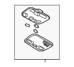 B30E51310A80 - : Overhead Lamp for Mazda: Protege Image