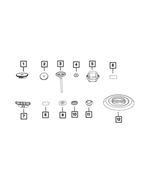 52110009AA - Body Sheet Metal Except Doors: Body Plug for Mopar Image