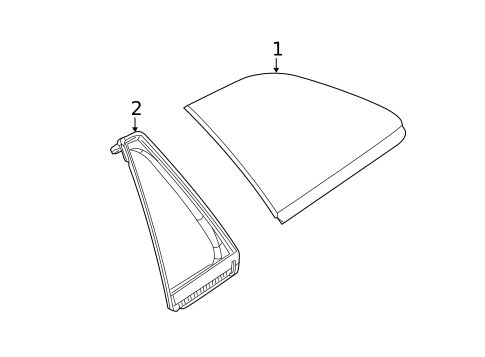 Glass & Hardware for 2010 Lincoln MKX #0