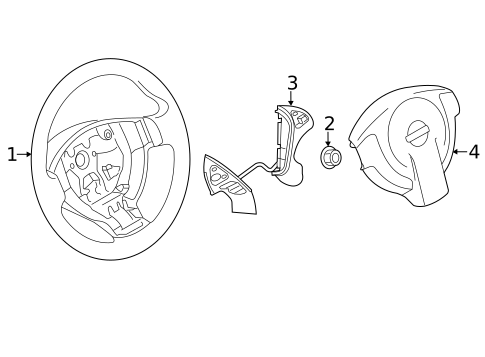 Switches, Solenoids & Actuators for 2020 Nissan Rogue #0