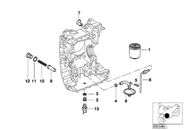 11421460845 - Engine: Oil Filter -  for BMW-Motorrad Image