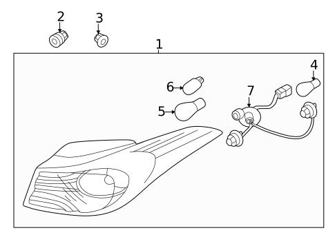 Tail Lamps for 2013 Hyundai Elantra Coupe #0