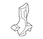 222528010964 - Body: Insulation Bracket for Mercedes-Benz Image