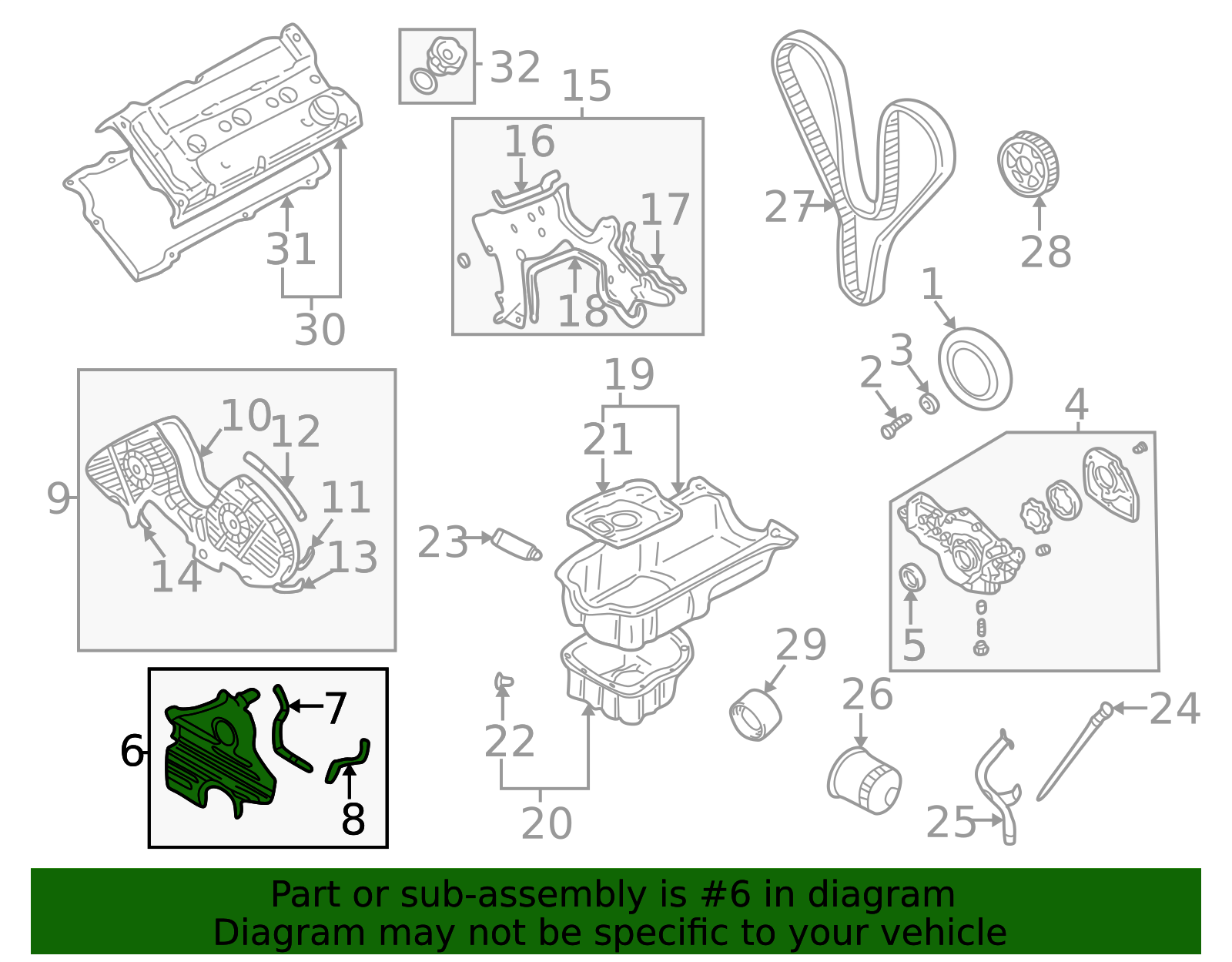 Engine Timing Cover 21350-37500 | OEM Parts Online