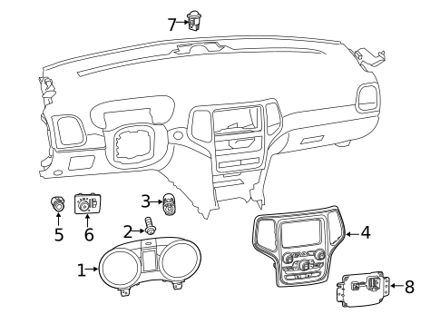 Fuel Door for 2014 Jeep Grand Cherokee #0