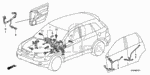 32117STKA40 - Electrical/Exhaust/Heater/Fuel: WIRE HARNESS, INSTRUMENT for Acura Image
