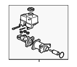 22936000 - Body: Master Cylinder for Cadillac: Escalade | Chevrolet: Silverado 1500, Tahoe | GMC: Sierra 1500, Yukon Image
