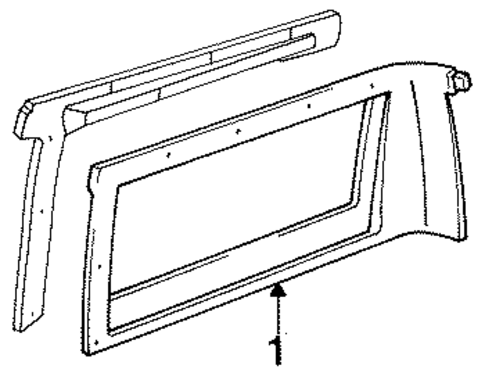 Interior Trim - Side Panel for 1986 Dodge B350 #0