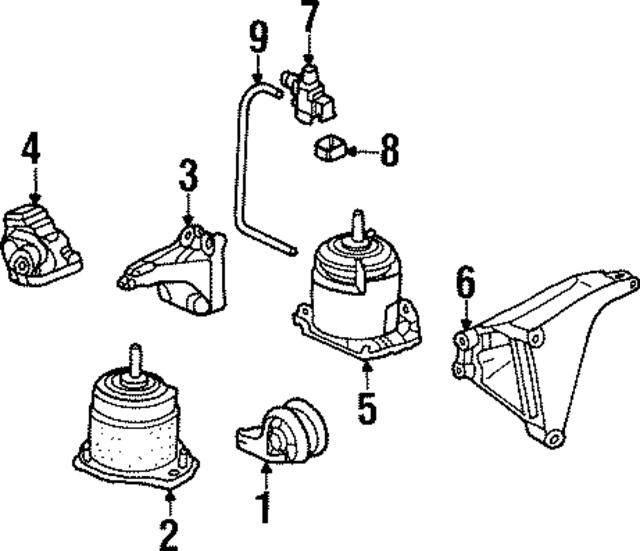 50805SV7A00 - Engine: Mount for Acura Image