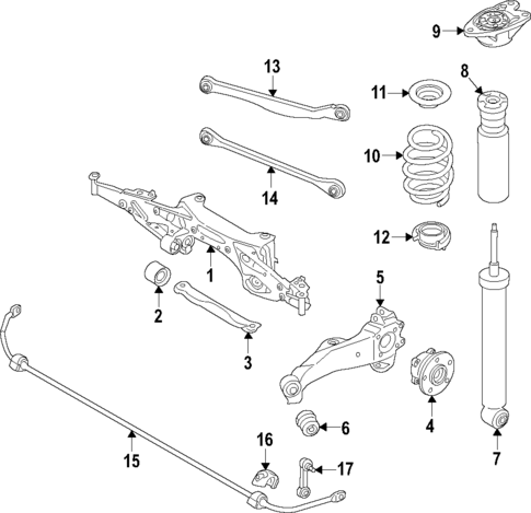 Axle & Differential for 2020 Mini Cooper Clubman #1