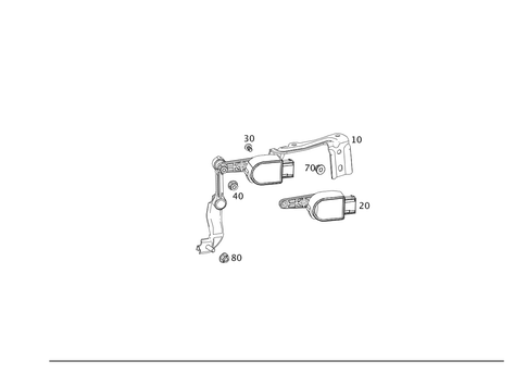 Regulation of Dynamic Headlamp Range Control, Rear for 2014 Mercedes-Benz CLA250 #0