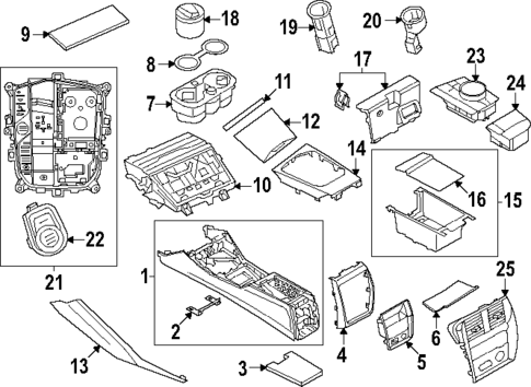 Console for 2024 BMW 230i xDrive #0