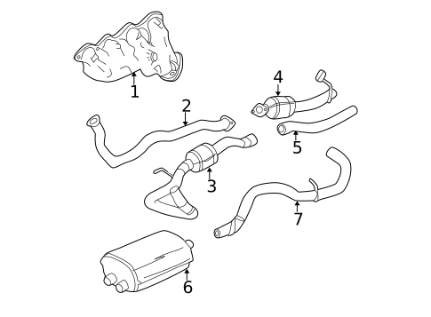 thumbnail image 2 of Driver Side Exhaust Manifold For 8.1L Chevrolet GMC Silverado/Sierra 2500 3500 – Cast Iron – 12557287 2 of 5