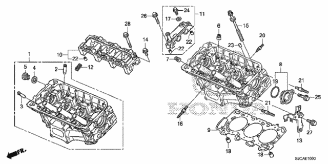 Front Cylinder Head for 2014 Honda Ridgeline #0