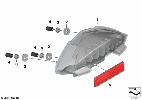 Taillights for 2008 BMW-Motorrad HP2 Sport #0