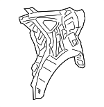 716012H030 - Body: Inner Quarter Panel for Hyundai Image