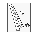 76220TK8A02 - Body: Inner Cover for Honda: Odyssey Image