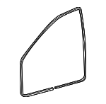 20369712519B00 - Body: Body Weather-strip for Mercedes-Benz Image