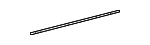 2097270335 - Body: Weatherstrip for Mercedes-Benz Image