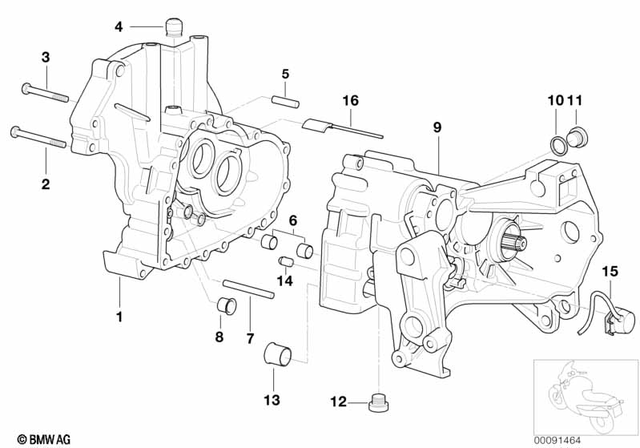 23002330260 - Manual Transmission: Hex Bolt - M6X65 for BMW-Motorrad Image
