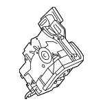 83A839016B - Body: Latch for Audi Image